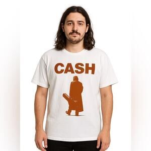 Official Licensed Johnny Cash I Walk The Line Graphic Band Tee Size 2XL NWOT